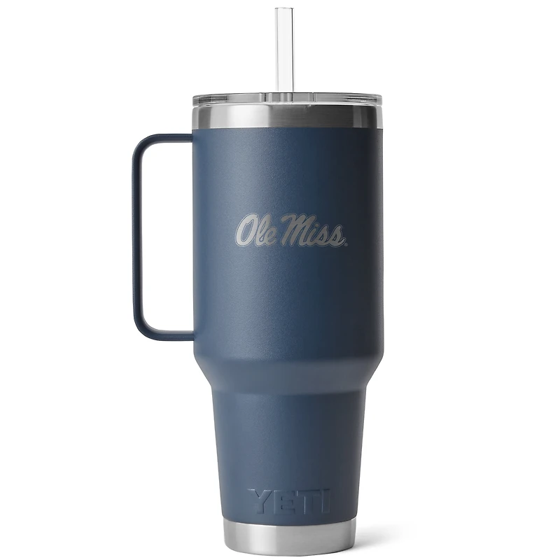 YETI Ole Miss Rebels 42oz. Rambler Straw Mug