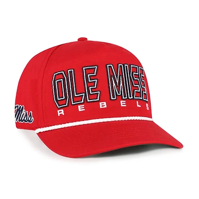 Casquette ajustable rouge Ole Miss Rebels Byline Hitch pour jeunes de 1947