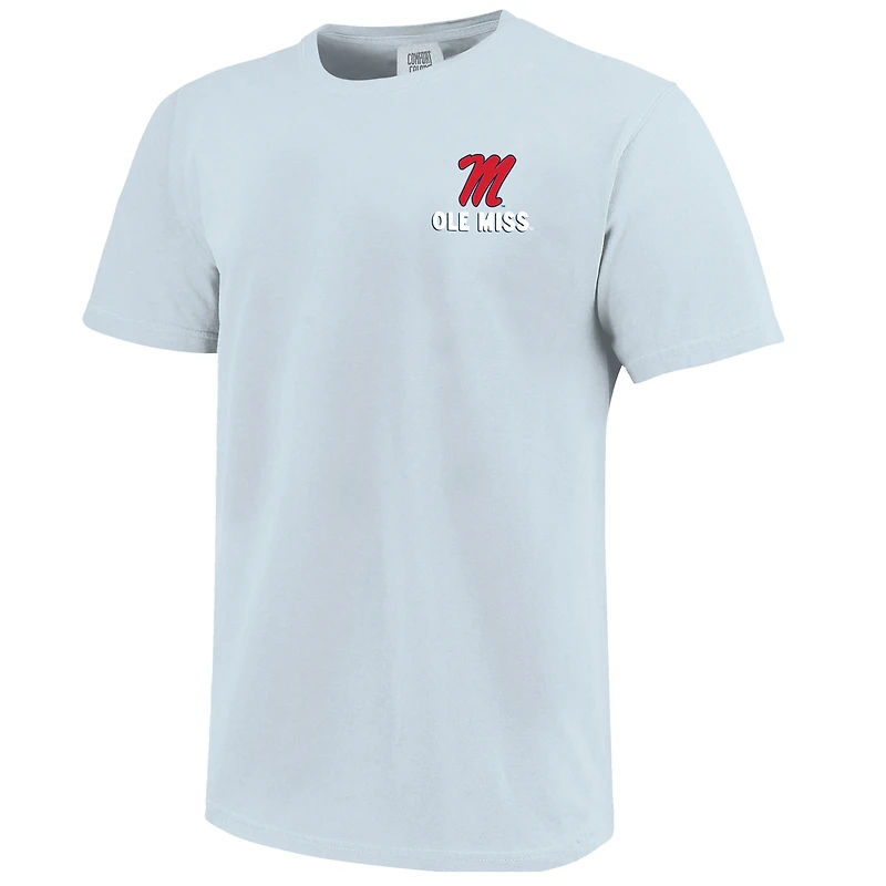 Youth Light Blue Ole Miss Rebels Local Campus Scene T-Shirt