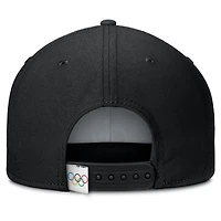 Men's Fanatics Black/White Olympic Games Ceremony Adjustable Hat