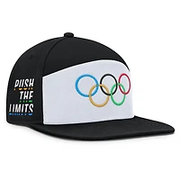 Men's Fanatics Black/White Olympic Games Ceremony Adjustable Hat
