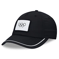 Men's Fanatics Black Olympic Games Cipher Adjustable Hat