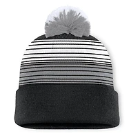 Bonnet en tricot à revers avec pompon pour homme Fanatics Black Olympic Games Medalist