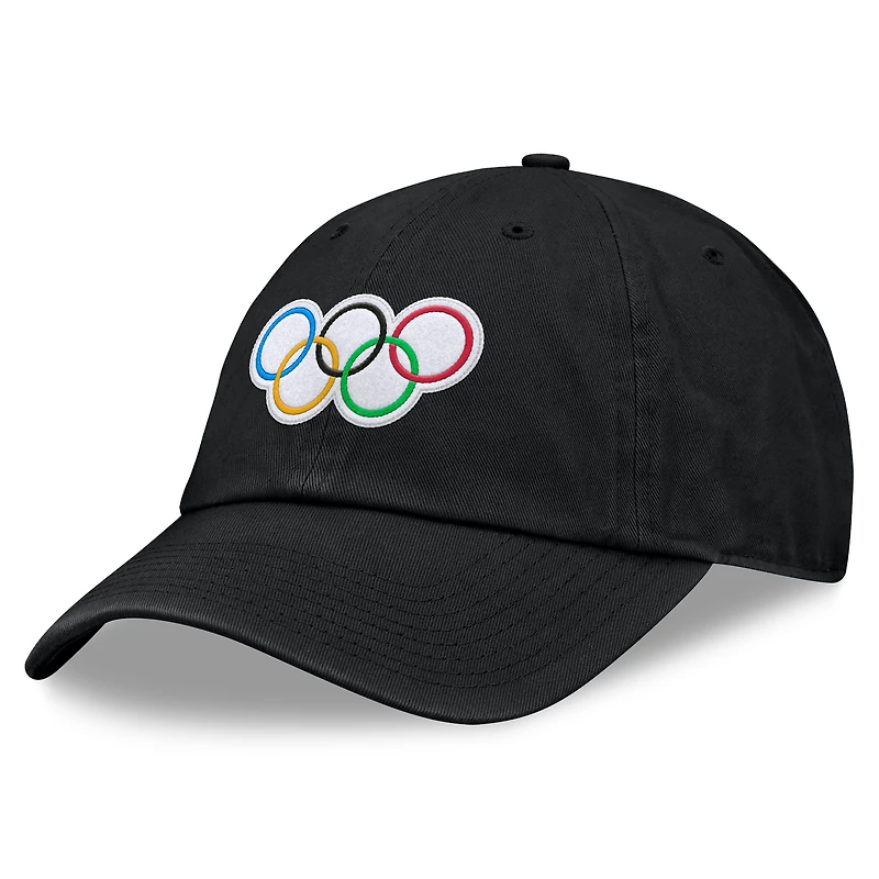 Men's Fanatics Black Olympic Games Pick-Up Adjustable Hat