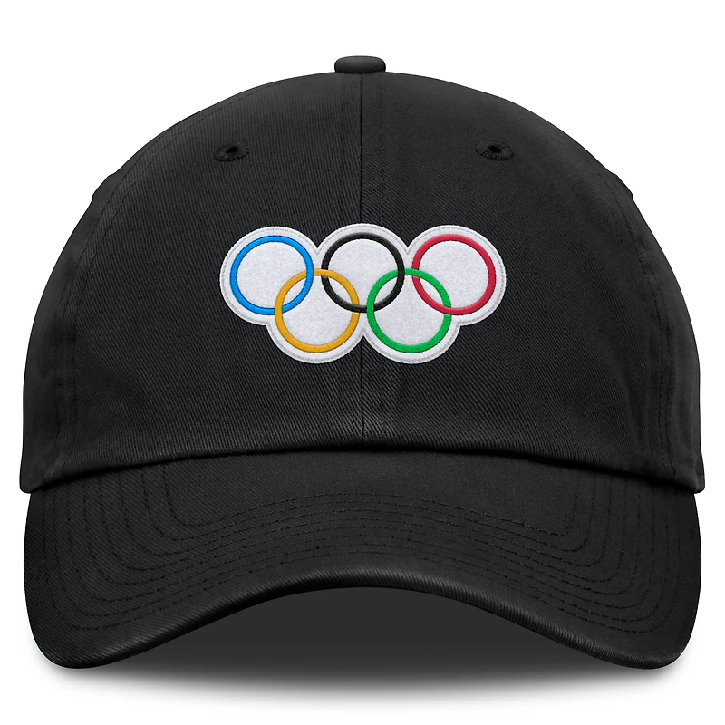 Casquette ajustable Fanatics noire pour homme, édition limitée Jeux Olympiques