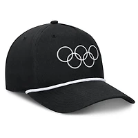 Men's Fanatics Black Olympic Games Podium A-Frame Adjustable Hat