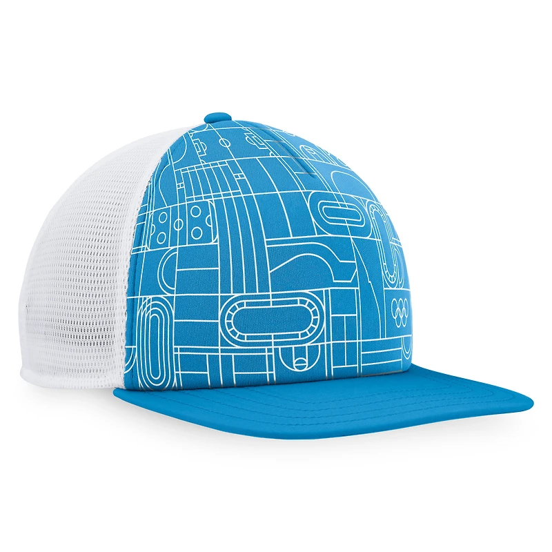 Men's Fanatics Blue Olympic Games Five-Panel Trucker Snapback Hat