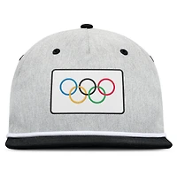 Men's Fanatics Heather Gray/Black Olympic Games Photo Finish Adjustable Hat