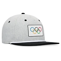 Men's Fanatics Heather Gray/Black Olympic Games Photo Finish Adjustable Hat