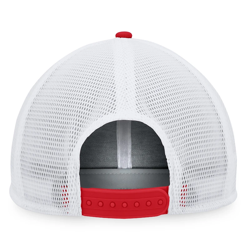 Casquette snapback de camionneur à cinq panneaux Fanatics Red Olympic Games pour hommes