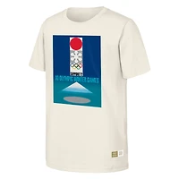 T-shirt homme naturel commémorant les Jeux olympiques de Sapporo 1972 - Patrimoine olympique