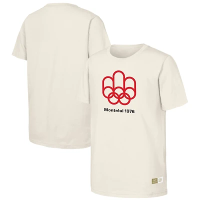 T-shirt homme naturel commémorant les Jeux olympiques de Montréal 1976 - Patrimoine olympique