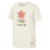 T-shirt homme naturel commémorant les Jeux olympiques de Calgary 1988