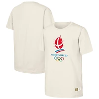 T-shirt homme naturel commémorant les Jeux d'Albertville de 1992