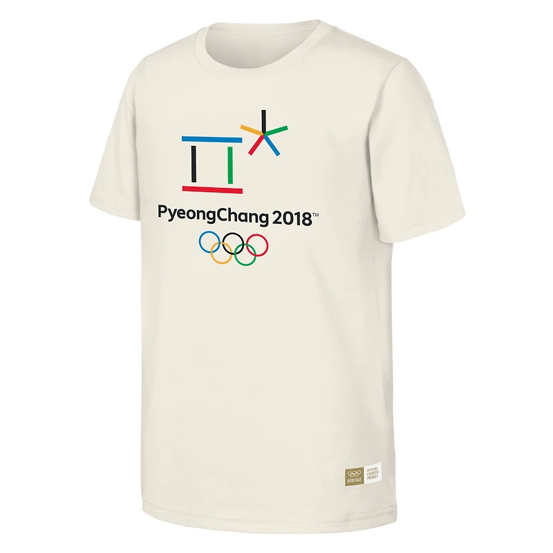 Men's Natural 2018 PyeongChang Games Olympic Heritage T-Shirt