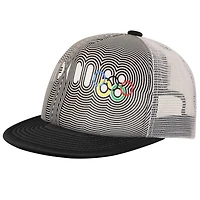 Casquette trucker ajustable Outerstuff noire pour homme, commémorant les Jeux olympiques de Mexico 1968.