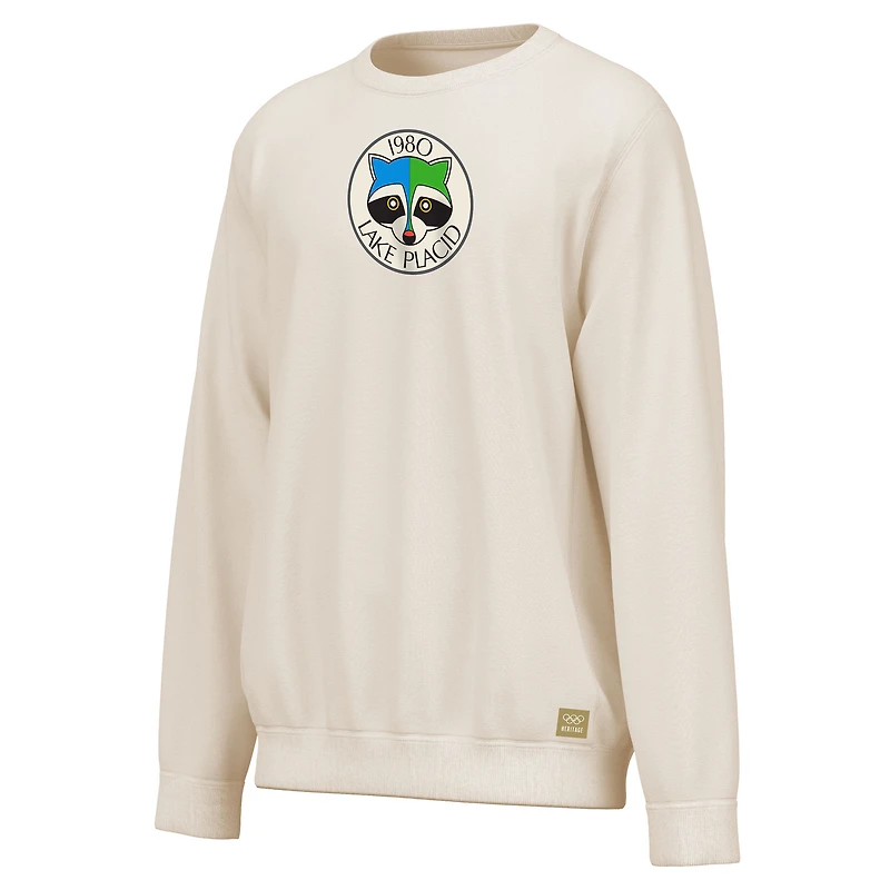 Sweat-shirt Outerstuff Cream pour homme, édition spéciale Jeux olympiques d'hiver de Lake Placid 1980
