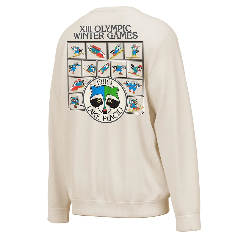 Sweat-shirt Outerstuff Cream pour homme, édition spéciale Jeux olympiques d'hiver de Lake Placid 1980