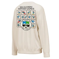 Sweat-shirt Outerstuff Cream pour homme, édition spéciale Jeux olympiques d'hiver de Lake Placid 1980