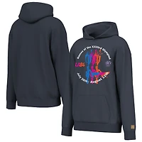 Sweat à capuche gris Outerstuff pour homme, commémorant le porteur de la flamme olympique des Jeux d'été Los Angeles 1984.