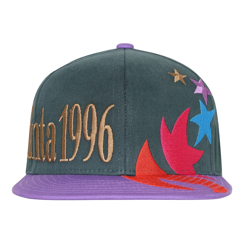 Casquette snapback verte Outerstuff pour homme, édition spéciale Jeux olympiques d'Atlanta 1996