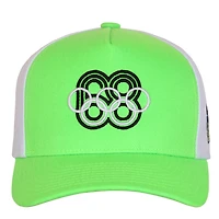Men's Outerstuff  Neon Green/White Mexico 1968 Summer Olympics Pro Pinch Adjustable Hat