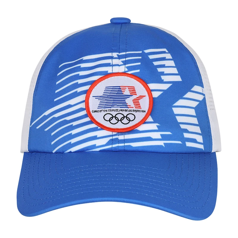 Men's Outerstuff  Royal Los Angeles 1984 Olympic Games Stars & Rings Adjustable Hat