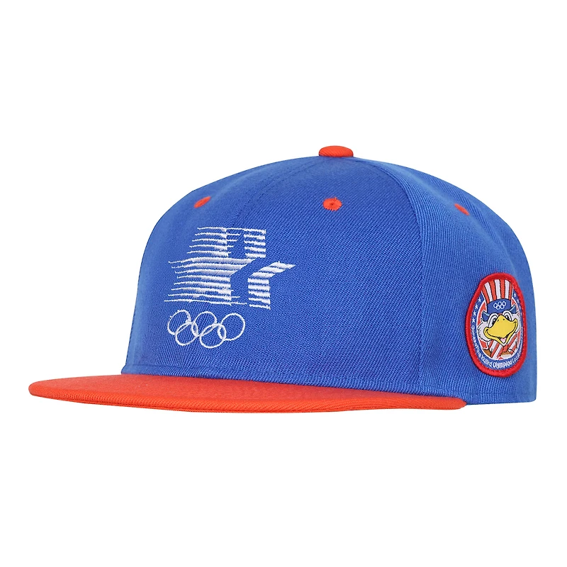 Men's Outerstuff Royal Los Angeles 1984 Olympic Games Stars & Rings Deadstock Snapback Hat