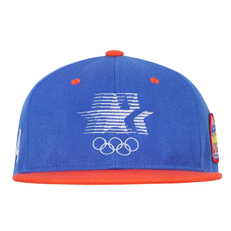Men's Outerstuff Royal Los Angeles 1984 Olympic Games Stars & Rings Deadstock Snapback Hat