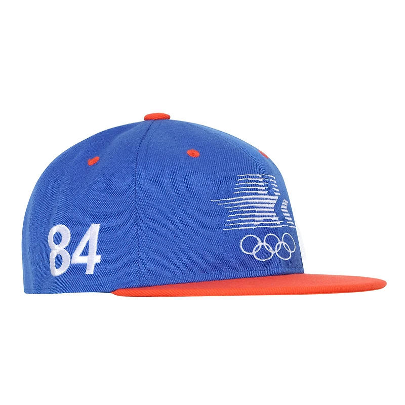 Men's Outerstuff Royal Los Angeles 1984 Olympic Games Stars & Rings Deadstock Snapback Hat