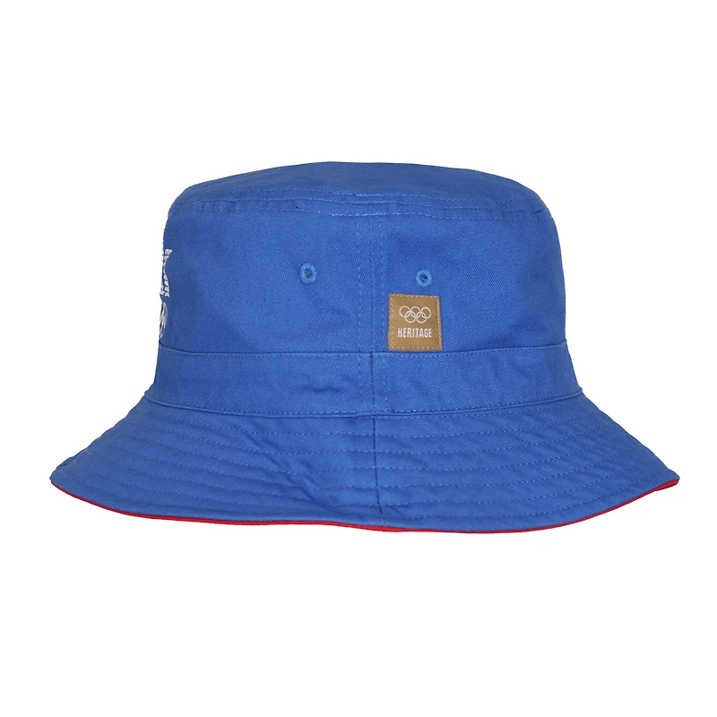 Men's Outerstuff Royal Los Angeles 1984 Summer Olympics Reversible Bucket Hat