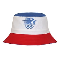 Men's Outerstuff  Royal Los Angeles 1984 Summer Olympics Reversible Bucket Hat