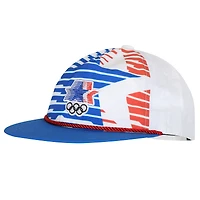 Men's Outerstuff White/Blue Los Angeles 1984 Summer Olympics Golfer Adjustable Hat