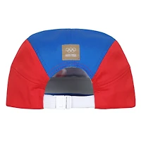 Men's Outerstuff White/Royal Los Angeles 1984 Summer Olympics Colorblock Panel Adjustable Hat