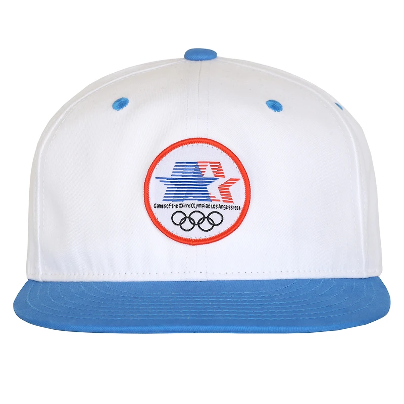 Men's Outerstuff White/Royal Los Angeles 1984 Summer Olympics Deadstock Snapback Hat