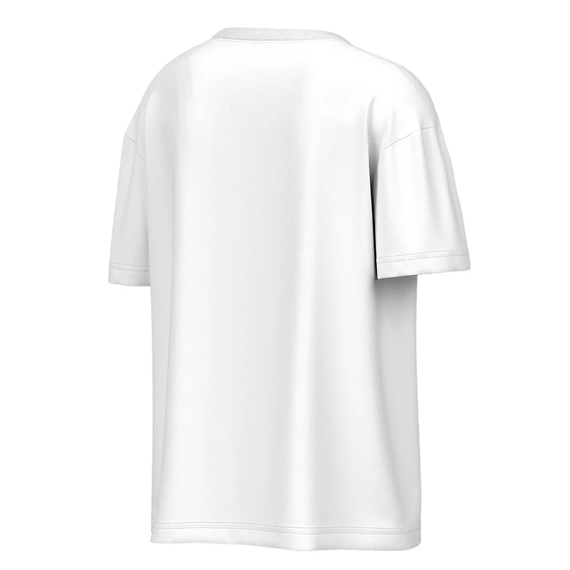T-shirt oversize blanc Outerstuff pour homme, emblème de la mascotte des Jeux olympiques d'Atlanta 1996.
