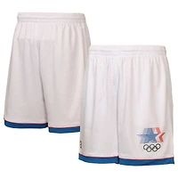 Short réversible blanc Outerstuff pour homme, édition spéciale Jeux olympiques d'été de Los Angeles 1984