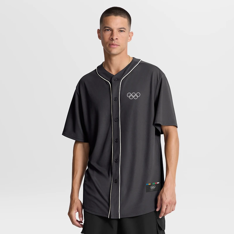 Chemise boutonnée The Olympic Collection Fanatics Core Foundation Ball - Grise