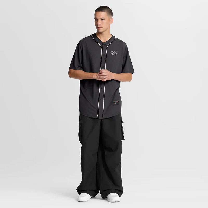Chemise boutonnée The Olympic Collection Fanatics Core Foundation Ball - Grise