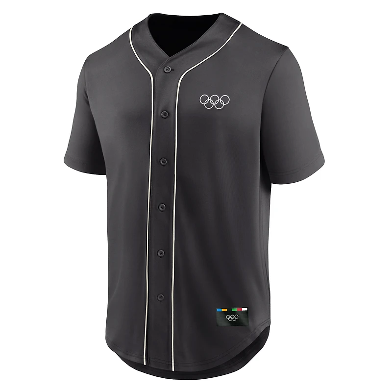 Chemise boutonnée The Olympic Collection Fanatics Core Foundation Ball - Grise