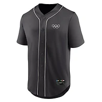 Chemise boutonnée The Olympic Collection Fanatics Core Foundation Ball - Grise