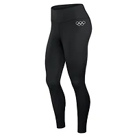 NUT OLYGAM BLACK IOC WOMEN'S SP24 UNION BAR SIDE DOWN COTTON LEGGING PNTLADC