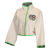 Women's Outerstuff  White Mexico 1968 Summer Olympics Full-Zip Jacket