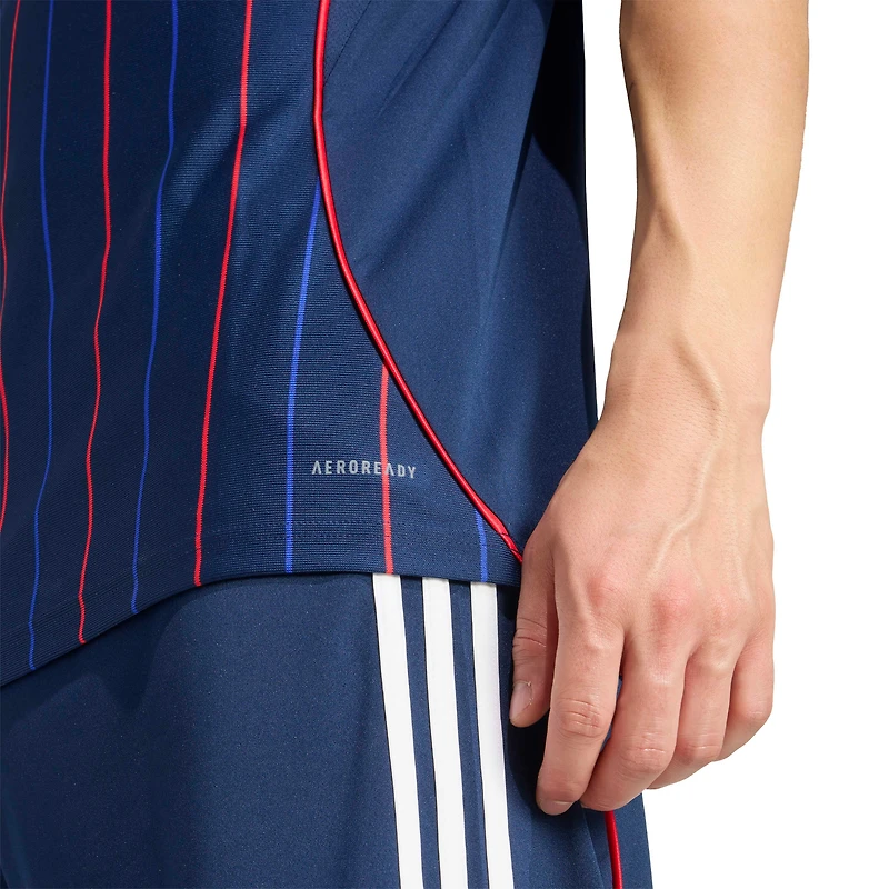 Men's adidas Blue Olympique Lyonnais 2025/26 Away Replica Jersey