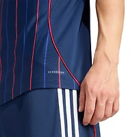 Men's adidas Blue Olympique Lyonnais 2025/26 Away Replica Jersey