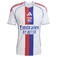 Maillot adidas homme blanc Olympique Lyonnais 2025/26 Domicile Replica