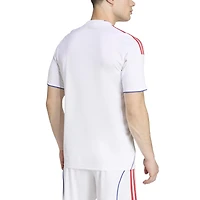Men's  adidas White Olympique Lyonnais 2025/26 Home Replica Jersey