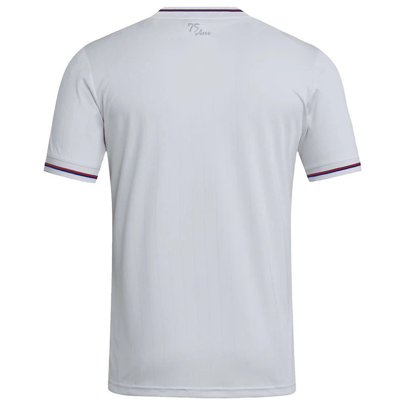 Maillot adidas homme blanc Olympique Lyonnais 2025/26 Domicile Replica