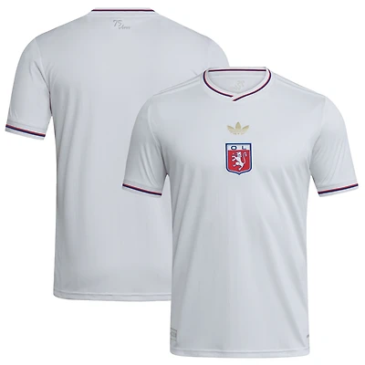 Maillot adidas homme blanc Olympique Lyonnais 2025/26 Domicile Replica