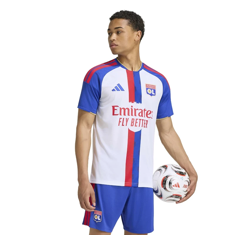 Maillot adidas pour homme blanc Olympique Lyonnais Domicile 2026/27 Réplique